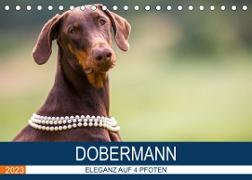 Dobermann 2023 (Tischkalender 2023 DIN A5 quer)
