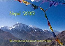 NEPAL - rund um die Annapurna (Wandkalender 2023 DIN A3 quer)