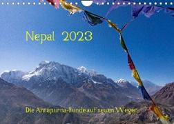 NEPAL - rund um die Annapurna (Wandkalender 2023 DIN A4 quer)