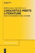 Linguistics Meets Literature