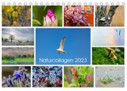 Naturcollagen 2023 (Tischkalender 2023 DIN A5 quer)