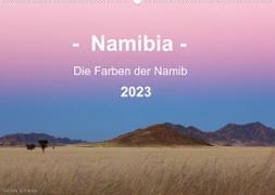 Namibia - Die Farben der Namib (Wandkalender 2023 DIN A2 quer)