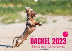 DACKEL 2023 Frech und Liebenwert (Wandkalender 2023 DIN A3 quer)