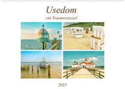 Usedom - ein Traumreiseziel (Wandkalender 2023 DIN A2 quer)