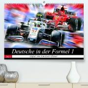 Deutsche in der Formel 1 (Premium, hochwertiger DIN A2 Wandkalender 2023, Kunstdruck in Hochglanz)