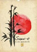 Sumi-e Kunst im japanischen Stil (Wandkalender 2023 DIN A3 hoch)