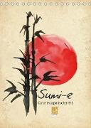 Sumi-e Kunst im japanischen Stil (Tischkalender 2023 DIN A5 hoch)