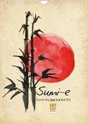 Sumi-e Kunst im japanischen Stil (Wandkalender 2023 DIN A4 hoch)