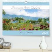 Faszination Berner Oberland 2023 - Thuner- und Brienzersee (Premium, hochwertiger DIN A2 Wandkalender 2023, Kunstdruck in Hochglanz)