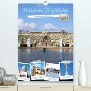 Potsdams Highlights (Premium, hochwertiger DIN A2 Wandkalender 2023, Kunstdruck in Hochglanz)