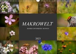 Makrowelt - Blumen und Insekten im Focus (Wandkalender 2023 DIN A3 quer)