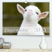 Ziegenkinder (Premium, hochwertiger DIN A2 Wandkalender 2023, Kunstdruck in Hochglanz)