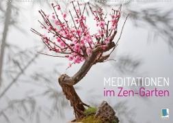 Meditationen im Zen-Garten (Wandkalender 2023 DIN A2 quer)