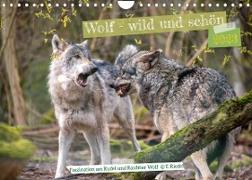 Wolf - wild und schön (Wandkalender 2023 DIN A4 quer)