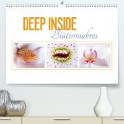 DEEP INSIDE - Blütenmakros (Premium, hochwertiger DIN A2 Wandkalender 2023, Kunstdruck in Hochglanz)