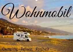 Wohnmobil, Camping - Reisen - Freiheit (Wandkalender 2023 DIN A2 quer)