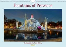 Fountains of Provence (Wall Calendar 2023 DIN A4 Landscape)