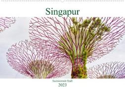 Singapur - faszinierende Stadt (Wandkalender 2023 DIN A2 quer)