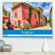 Assignan - Das rote Dorf im Languedoc (Premium, hochwertiger DIN A2 Wandkalender 2023, Kunstdruck in Hochglanz)