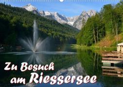 Zu Besuch am Riessersee (Wandkalender 2023 DIN A2 quer)
