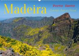 Madeira und Porto Santo (Wandkalender 2023 DIN A2 quer)