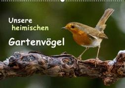 Unsere heimischen Gartenvögel (Wandkalender 2023 DIN A2 quer)
