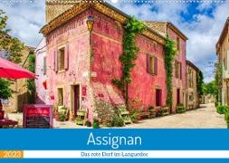 Assignan - Das rote Dorf im Languedoc (Wandkalender 2023 DIN A2 quer)