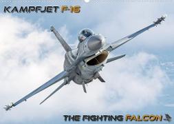 Kampfjet F-16 The Fighting Falcon (Wandkalender 2023 DIN A2 quer)