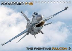 Kampfjet F-16 The Fighting Falcon (Tischkalender 2023 DIN A5 quer)