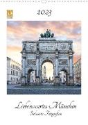 Liebenswertes München 2023 - Stilisierte Fotografien (Wandkalender 2023 DIN A3 hoch)