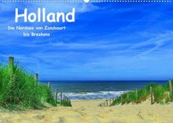 Holland - Die Nordsee von Zandvoort bis Breskens (Wandkalender 2023 DIN A2 quer)