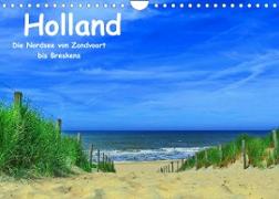 Holland - Die Nordsee von Zandvoort bis Breskens (Wandkalender 2023 DIN A4 quer)