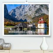 Willkommen am Königssee (Premium, hochwertiger DIN A2 Wandkalender 2023, Kunstdruck in Hochglanz)