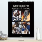 Nostalgische Segler-Details (Premium, hochwertiger DIN A2 Wandkalender 2023, Kunstdruck in Hochglanz)