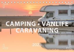 Camping, Vanlife, Caravaning (Tischkalender 2023 DIN A5 quer)