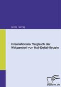 Internationaler Vergleich der Wirksamkeit von Null-Defizit-Regeln