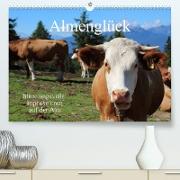 Almenglück (Premium, hochwertiger DIN A2 Wandkalender 2023, Kunstdruck in Hochglanz)