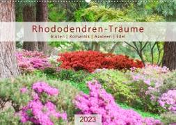 Rhododendren-Träume, Blüten, Romantik, Azaleen, Edel (Wandkalender 2023 DIN A2 quer)