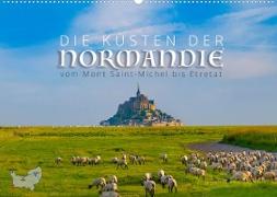 Die Küsten der Normandie vom Mont Saint-Michel bis Étretat (Wandkalender 2023 DIN A2 quer)