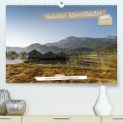 Schöne Alpenländer (Premium, hochwertiger DIN A2 Wandkalender 2023, Kunstdruck in Hochglanz)