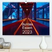 Buntes Essen 2023 (Premium, hochwertiger DIN A2 Wandkalender 2023, Kunstdruck in Hochglanz)