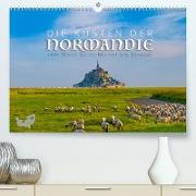 Die Küsten der Normandie vom Mont Saint-Michel bis Étretat (Premium, hochwertiger DIN A2 Wandkalender 2023, Kunstdruck in Hochglanz)