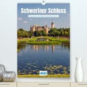 Schweriner Schloss - Impressionen aus Mecklenburg-Vorpommern (Premium, hochwertiger DIN A2 Wandkalender 2023, Kunstdruck in Hochglanz)