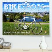 BIKESPOTS - Rendezvous mit dem Rad (Premium, hochwertiger DIN A2 Wandkalender 2023, Kunstdruck in Hochglanz)