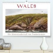 WALES - Die Küstenlandschaft von Pembrokeshire (Premium, hochwertiger DIN A2 Wandkalender 2023, Kunstdruck in Hochglanz)