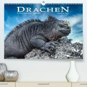 Drachen: Geheimnisvolles Tierreich (Premium, hochwertiger DIN A2 Wandkalender 2023, Kunstdruck in Hochglanz)