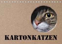 Karton Katzen (Tischkalender 2023 DIN A5 quer)