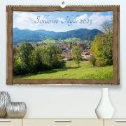 Schliersee-Idylle 2023 (Premium, hochwertiger DIN A2 Wandkalender 2023, Kunstdruck in Hochglanz)
