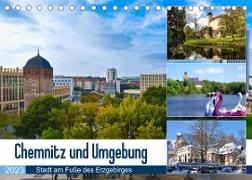 Chemnitz und Umgebung (Tischkalender 2023 DIN A5 quer)