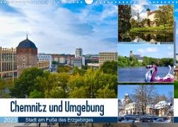 Chemnitz und Umgebung (Wandkalender 2023 DIN A3 quer)